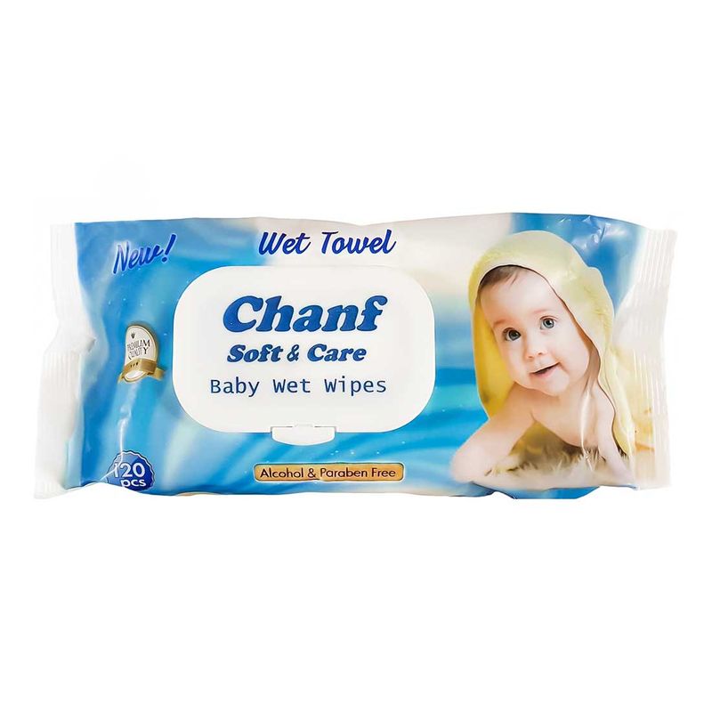 دستمال مرطوب کودک چانف مدل 01 بسته 120 عددی